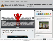 Tablet Screenshot of marcaladiferencia.com